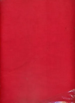 100 % Cotton organdy fabric red colour 44" wide [10057]