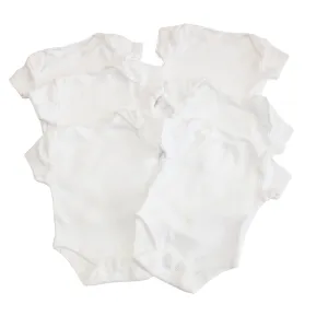 6 x White Vests