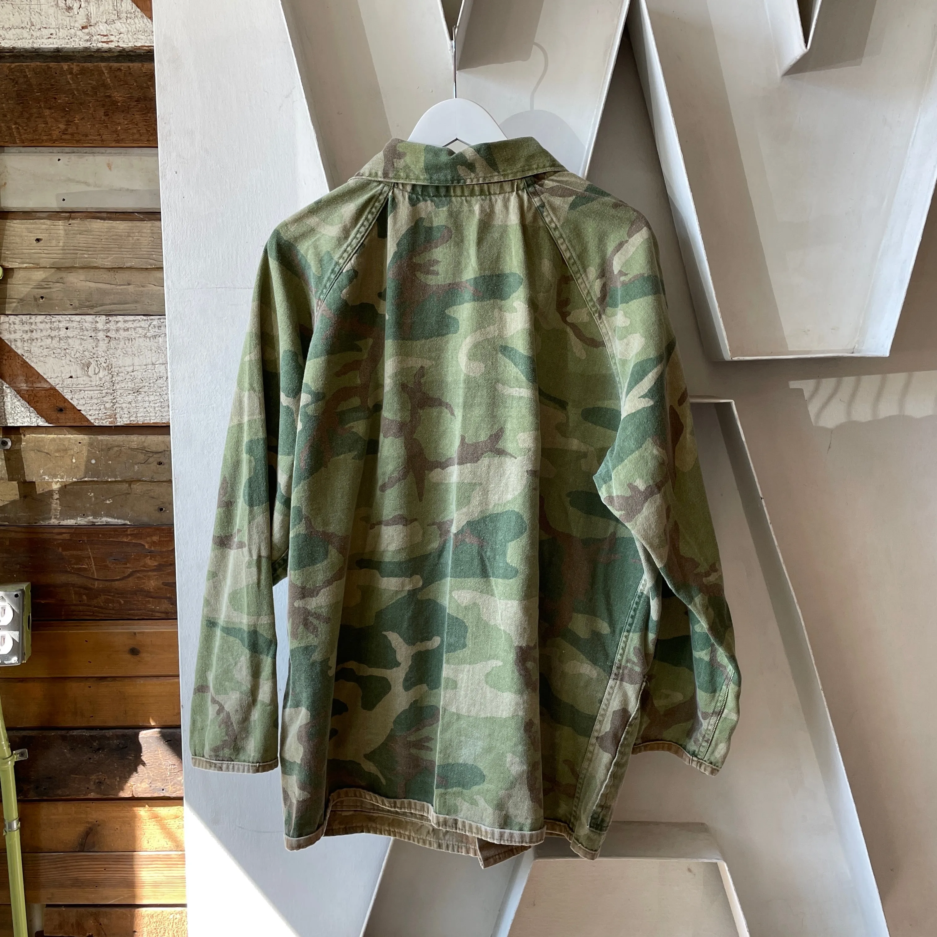 70's Camo Hunting Jacket - Large