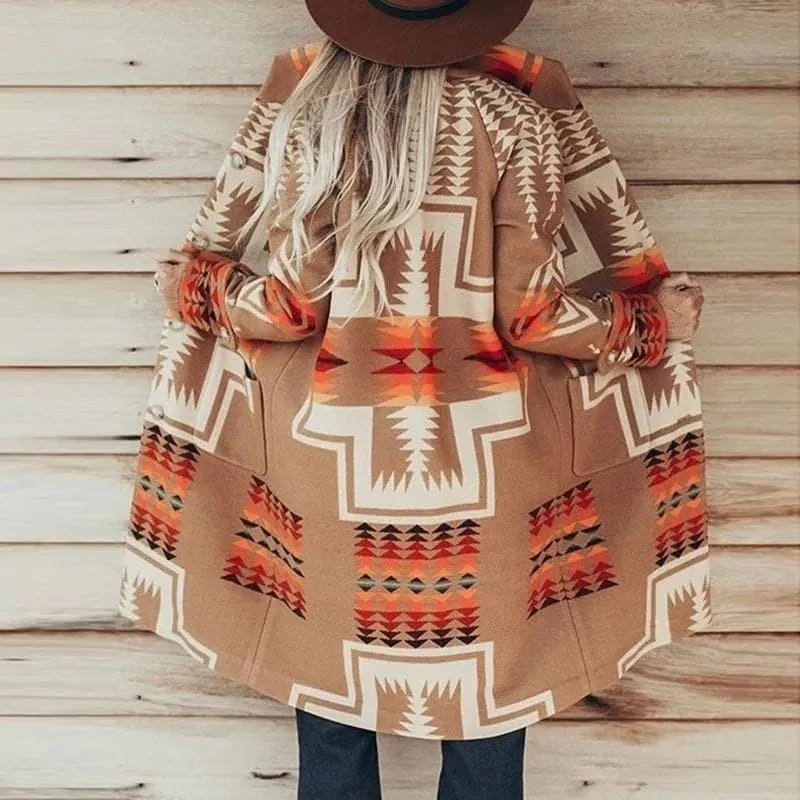 Autumn Boho Jackets Aztec