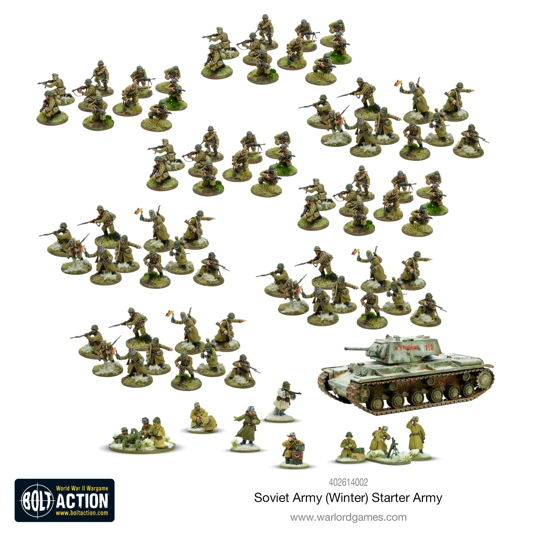Bolt Action - Soviet Union - Soviet Army (Winter) Starter Army