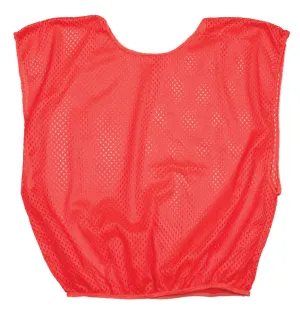 Champion Sports Youth Mesh Practice Scrimmage Vest, Neon Orange (Pack of 12)