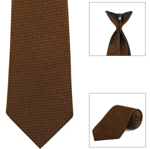 Clip-On, Straight, Fancy Print Tie