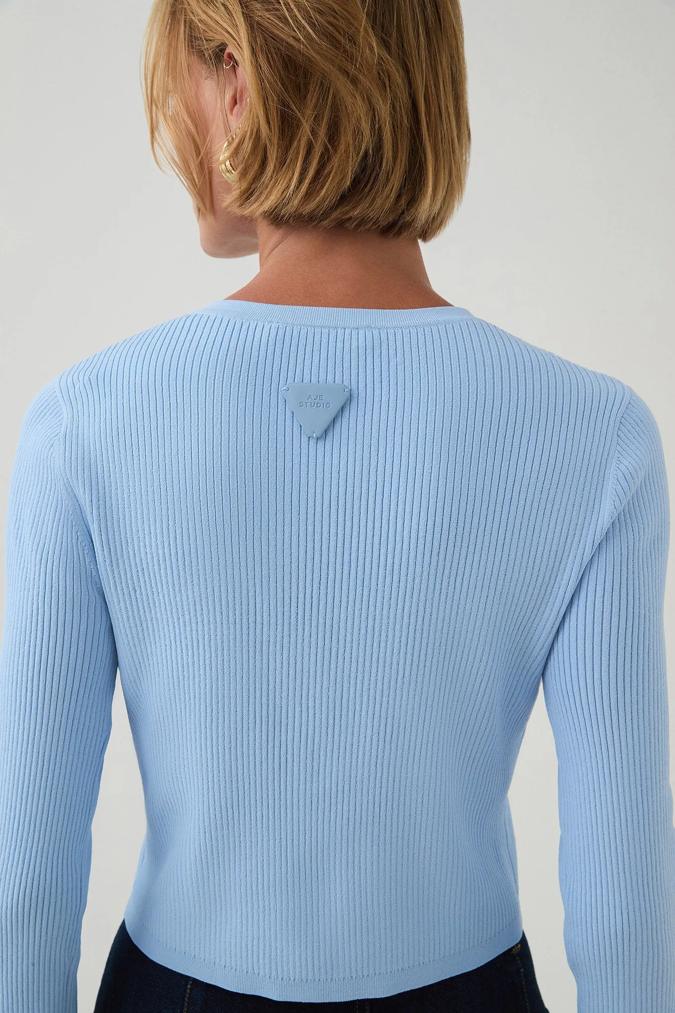 Deia Cropped Knit Cardigan