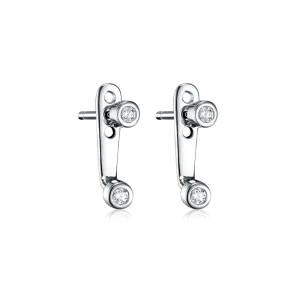 Earrings-jackets Dots
