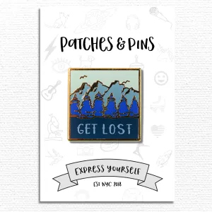 Get Lost Enamel Pin