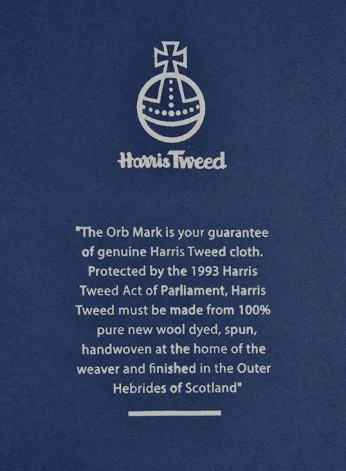 Harris Tweed Gray Speckled Pea Coat