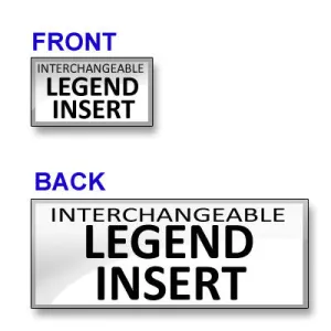 Inserts for Incident Command Vest (Front and Back)