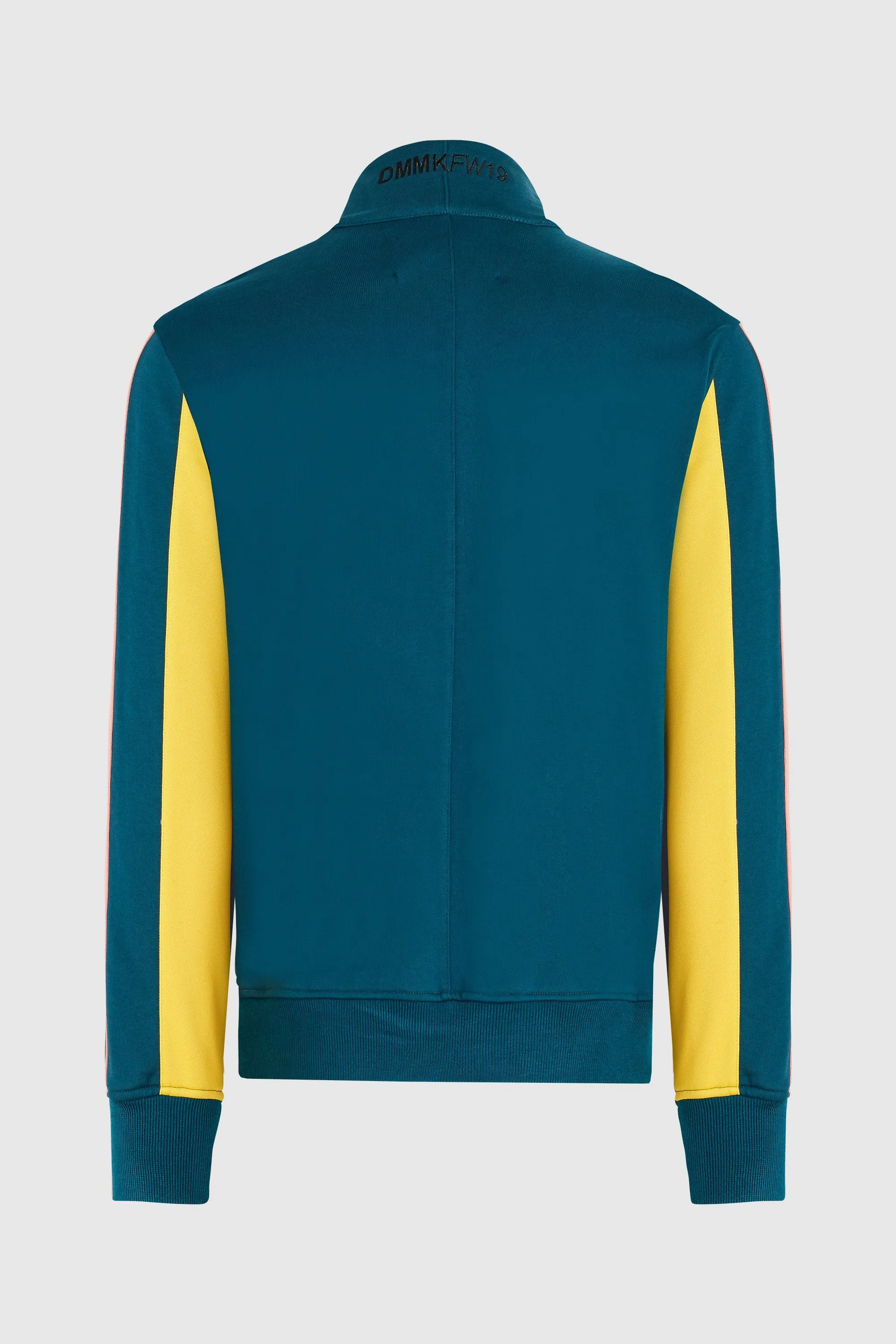 Nadya 2 Track Jacket - Teal/Yellow/Coral