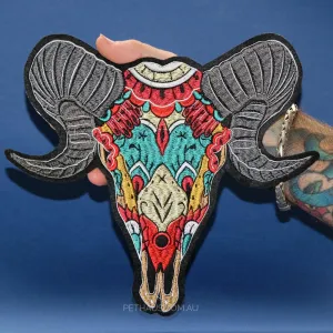 Native American Goat Skull Patch