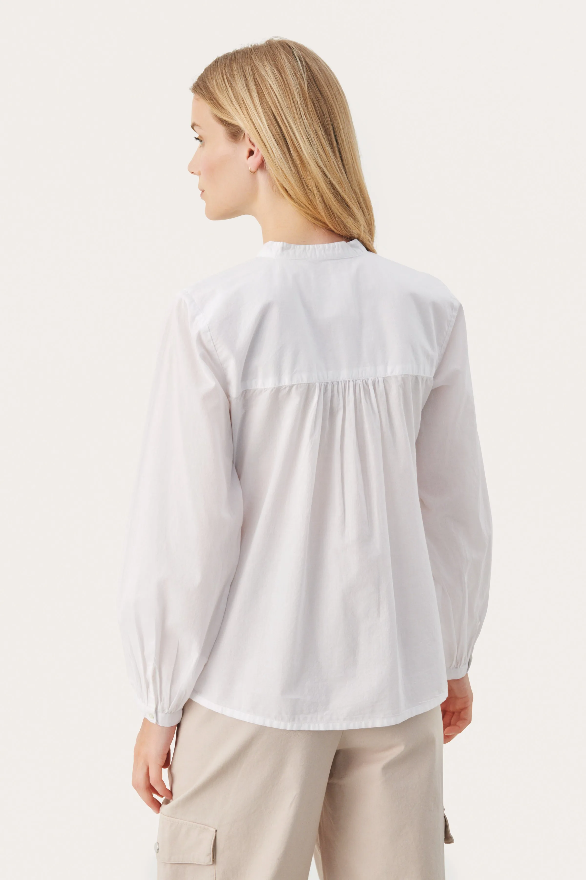 Part Two Cailyn cotton grandad shirt