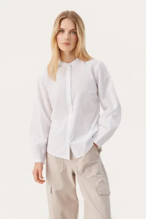 Part Two Cailyn cotton grandad shirt