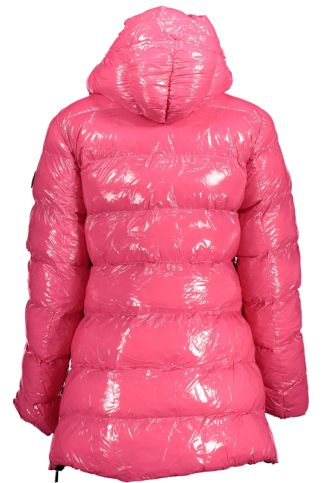 Pink Polyester Jackets & Coat