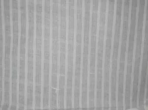 Pure White Cotton Organdy Dimity Stripes~Width 44