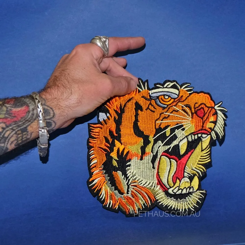 Tiger Head Back Patch