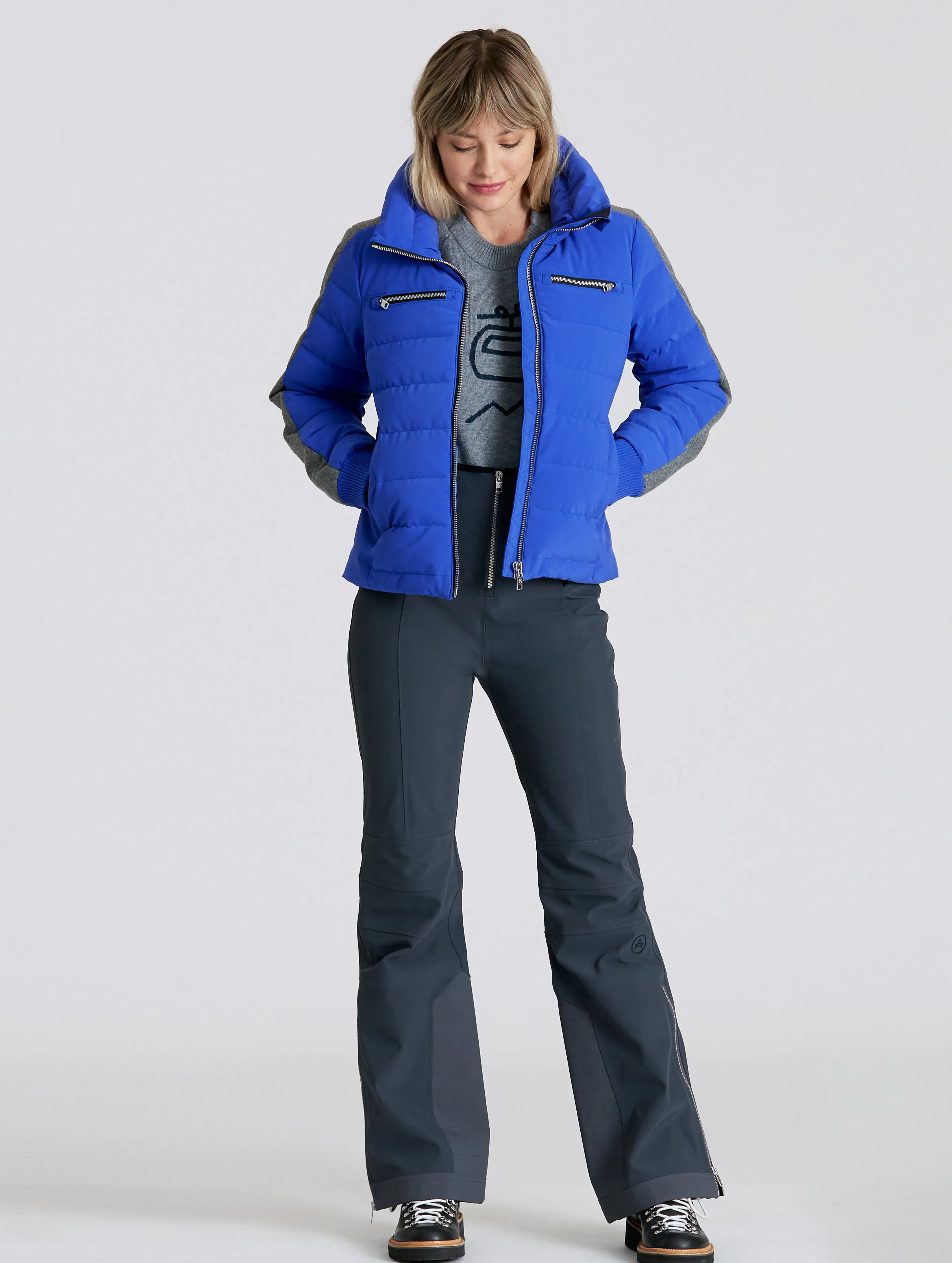 W Nordic Jacket - Distant Blue