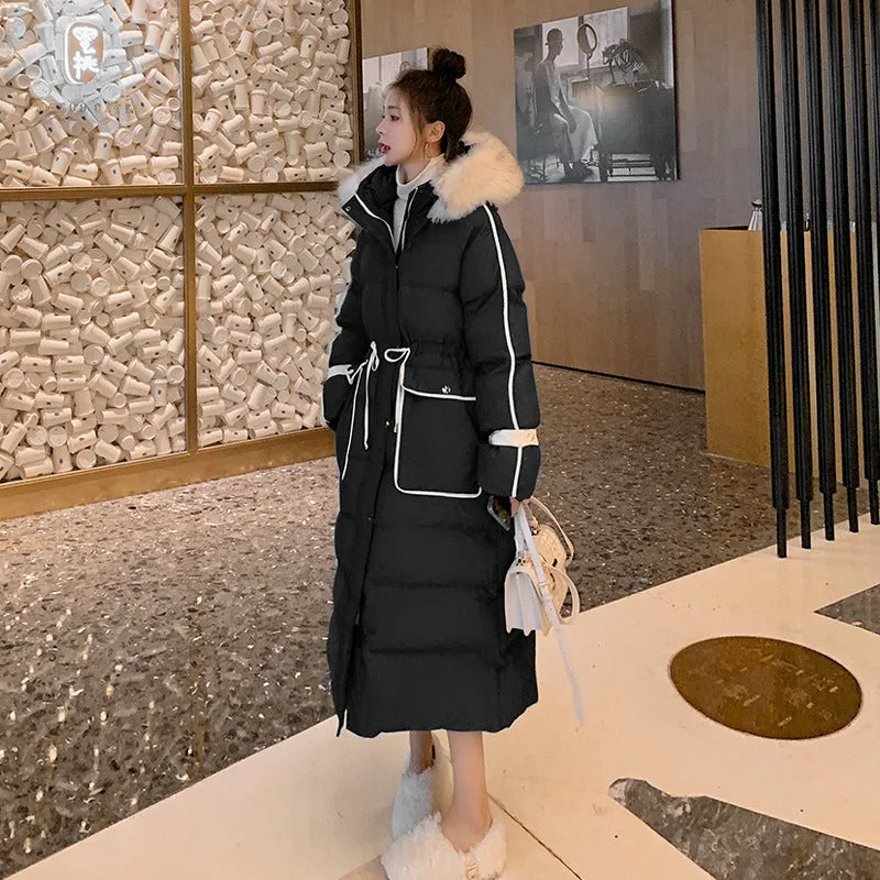 Women Long Padded Down Puffy Overcoats