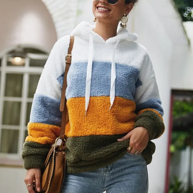 Women's Plush Pullover Hoodie