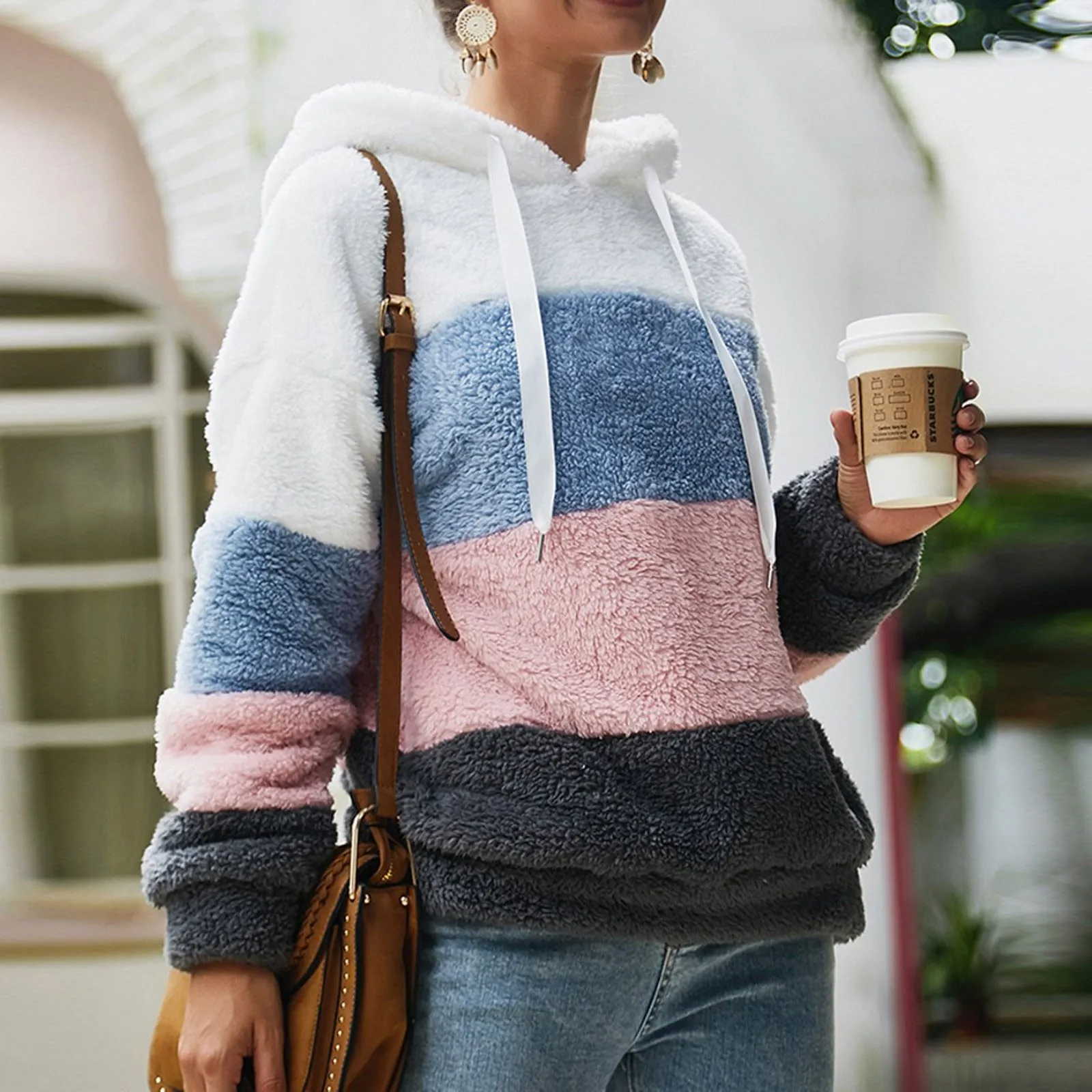 Women's Plush Pullover Hoodie